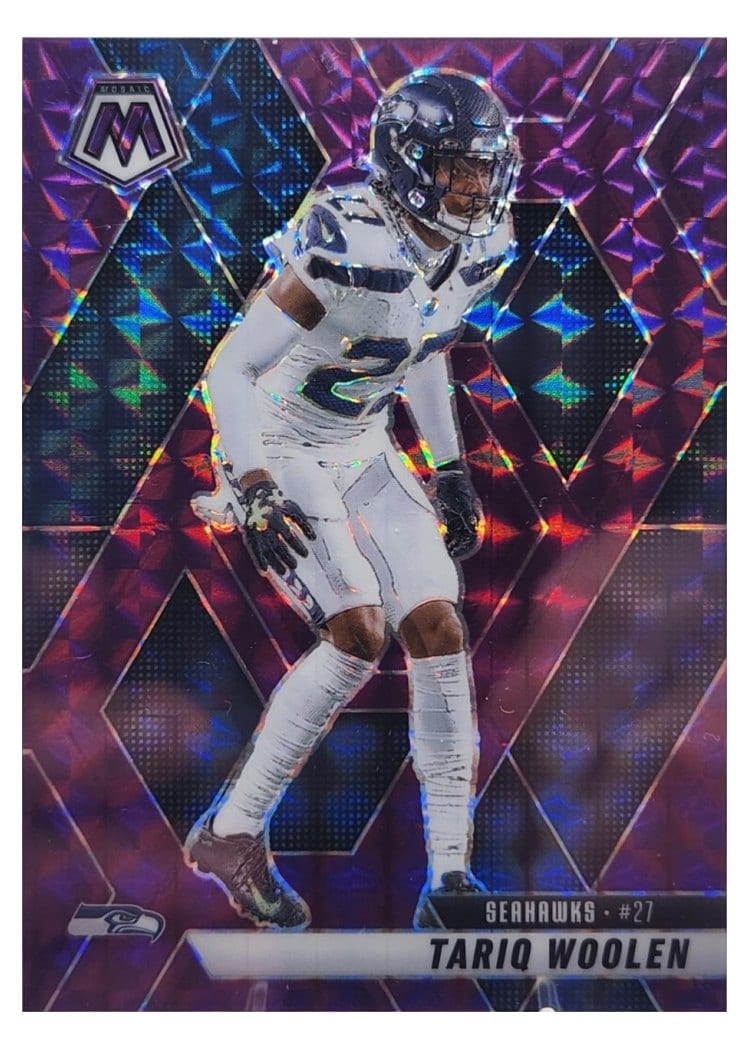 2025 Panini Mosaic Base Set Tariq Woolen #116 card