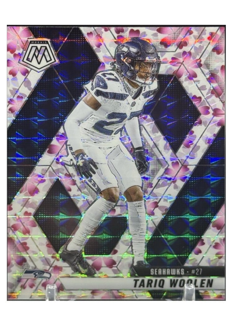 2025 Panini Mosaic Base Set Tariq Woolen #116 card