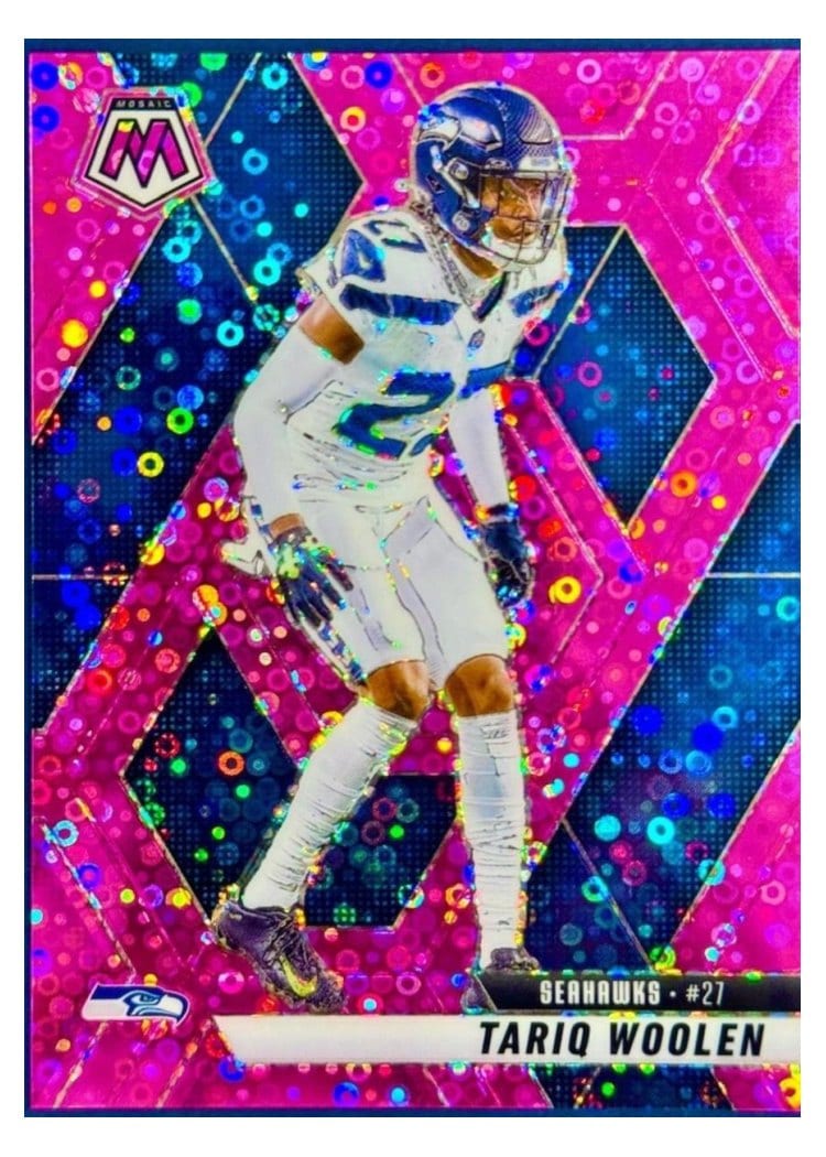 2025 Panini Mosaic Base Set Tariq Woolen #116 card