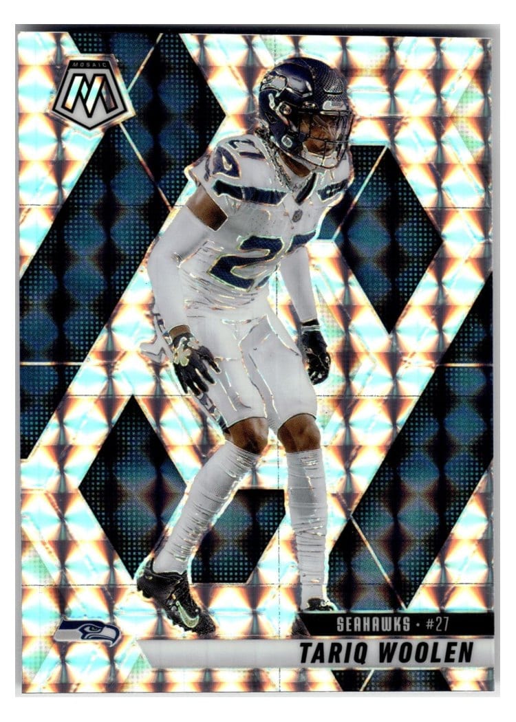 2025 Panini Mosaic Base Set Tariq Woolen #116 card