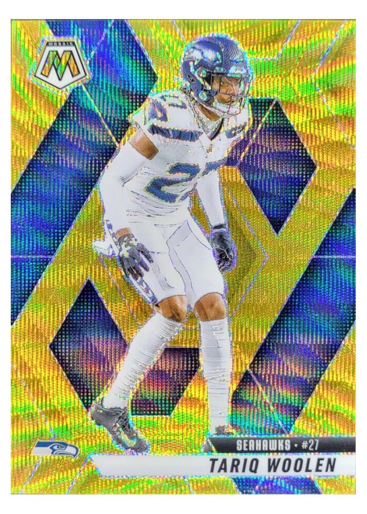 2025 Panini Mosaic Base Set Tariq Woolen #116 card