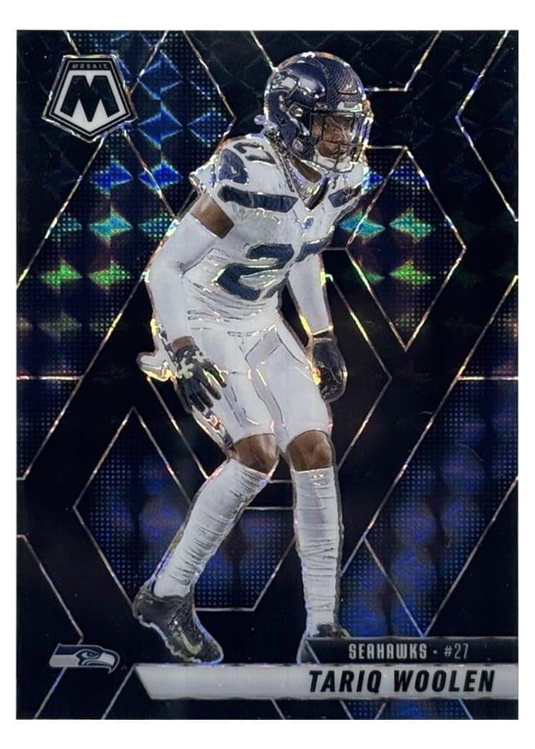 2025 Panini Mosaic Base Set Tariq Woolen #116 card