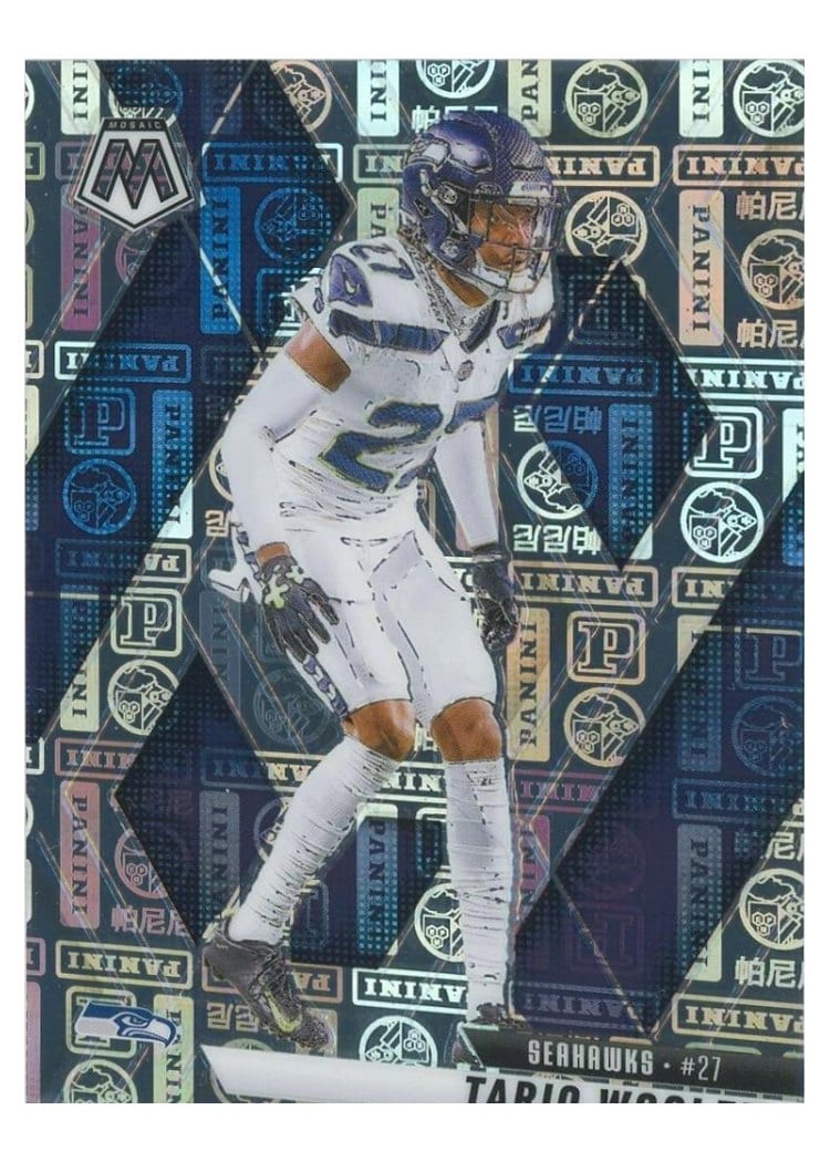 2025 Panini Mosaic Base Set Tariq Woolen #116 card