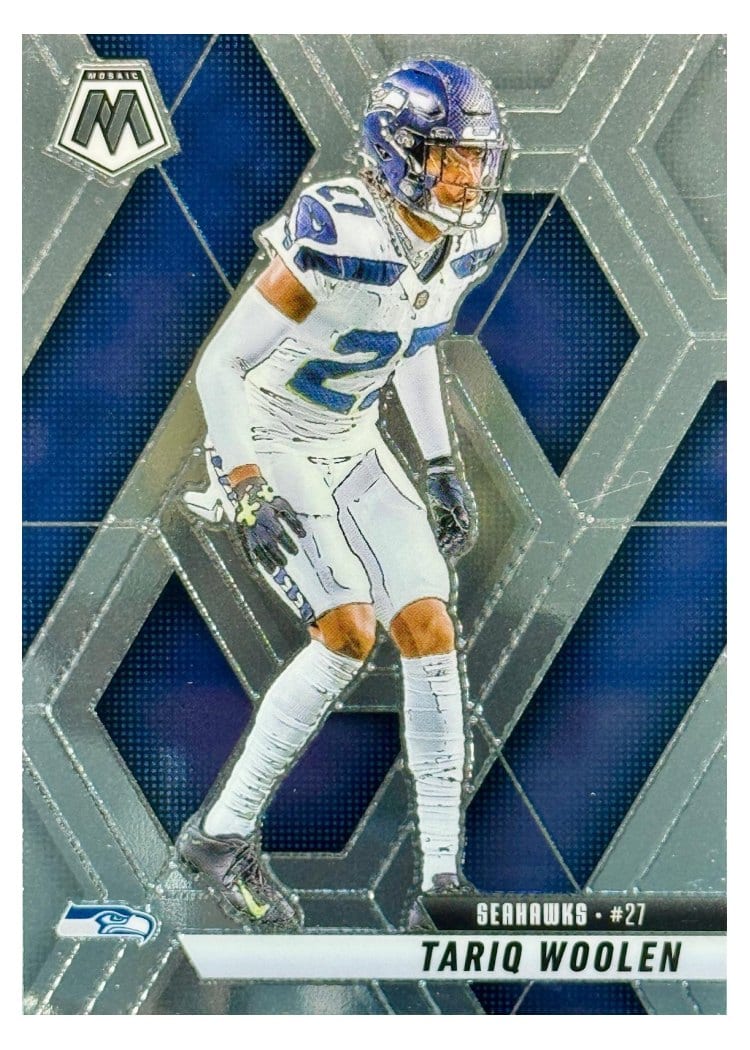 2025 Panini Mosaic Base Set Tariq Woolen #116 card