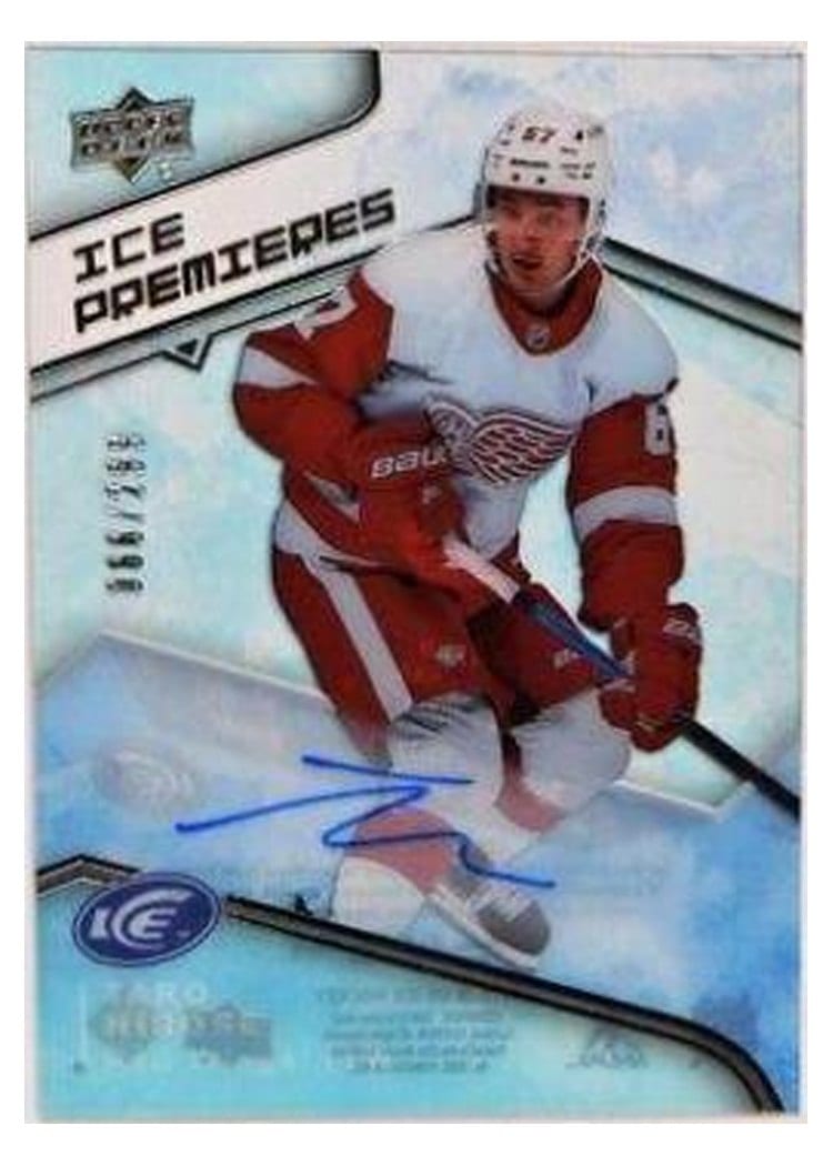 2021-22 Upper Deck Ice 2019 Update - Ice Premieres Autographs Taro Hirose #IPA-TH card