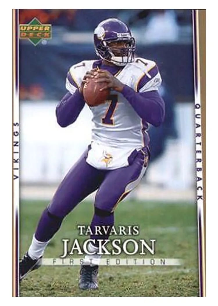 2007 Upper Deck First Edition Tarvaris Jackson #54 card