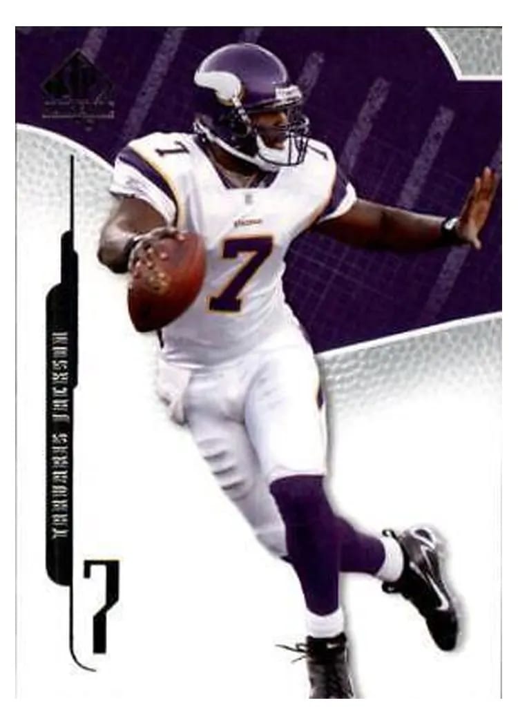 2008 SP Authentic Tarvaris Jackson #73 card