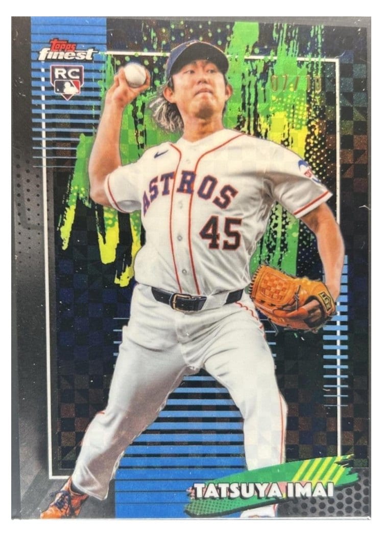 2026 Topps Finest Tatsuya Imai Black X-Fractor #3 card