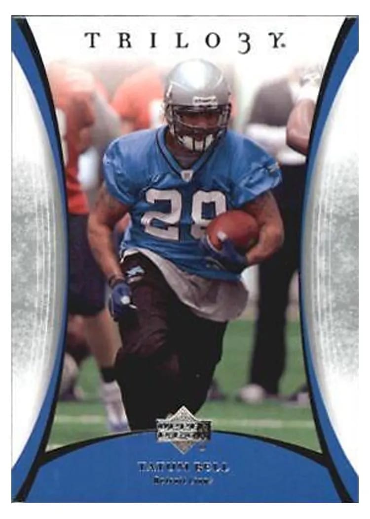 2007 Upper Deck Trilogy Tatum Bell #34 card