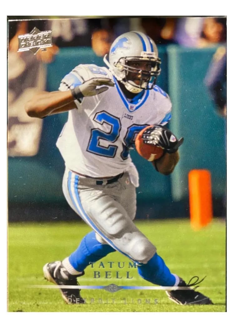 2008 Upper Deck Tatum Bell #62 card