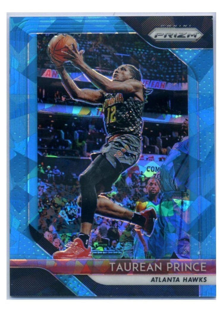 2018-19 Panini Prizm Base Set Taurean Prince Blue Ice Prizm #38 card