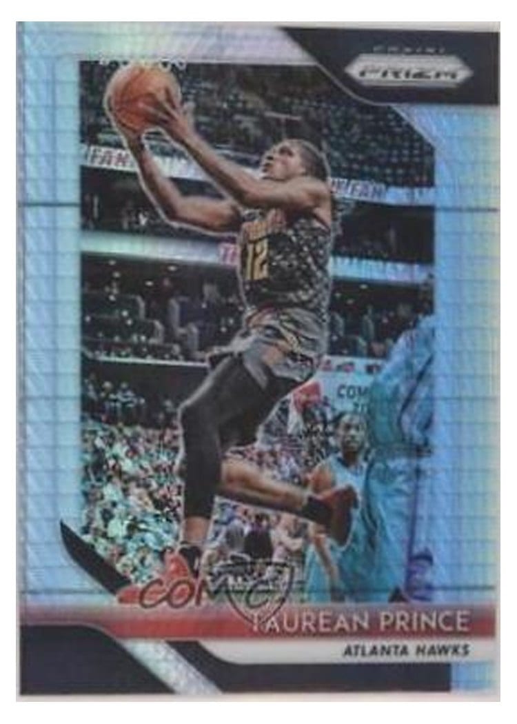 2018-19 Panini Prizm Base Set Taurean Prince Hyper Prizm #38 card