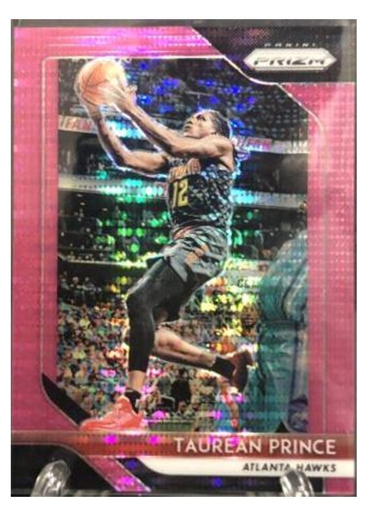 2018-19 Panini Prizm Base Set Taurean Prince Pink Pulsar Prizm #38 card