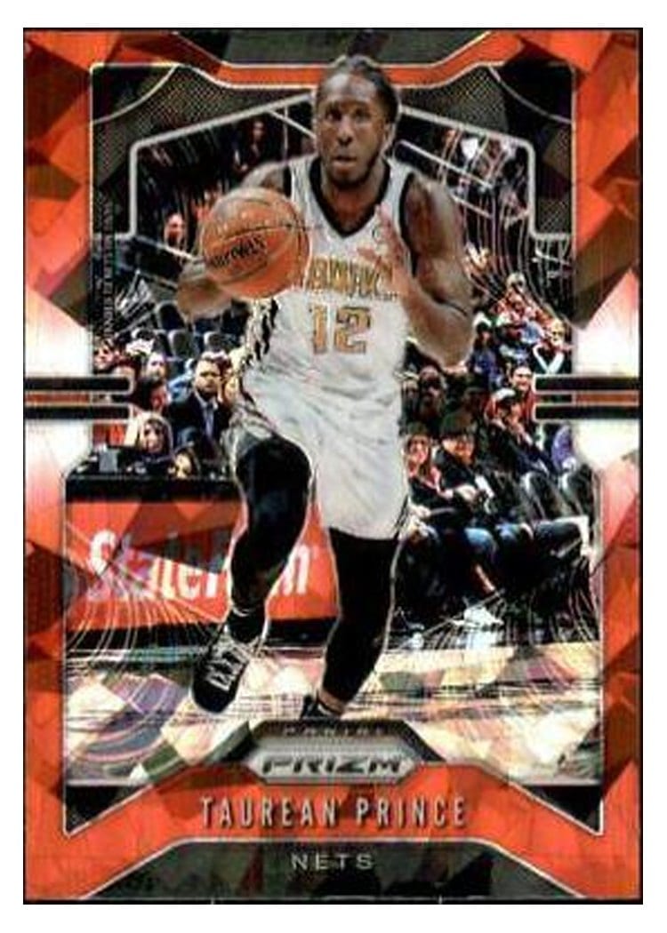 2019-20 Panini Prizm Base Set Taurean Prince Red Ice Prizm #203 card