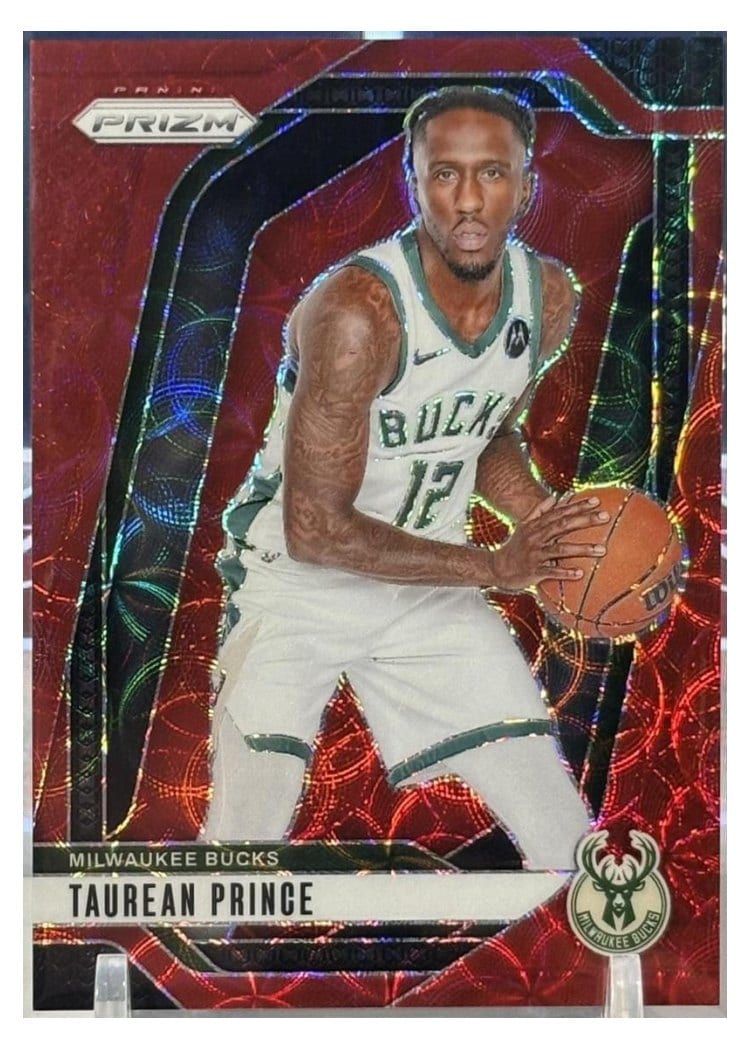 2024-25 Panini Prizm Base Set Taurean Prince Choice Red #136 card