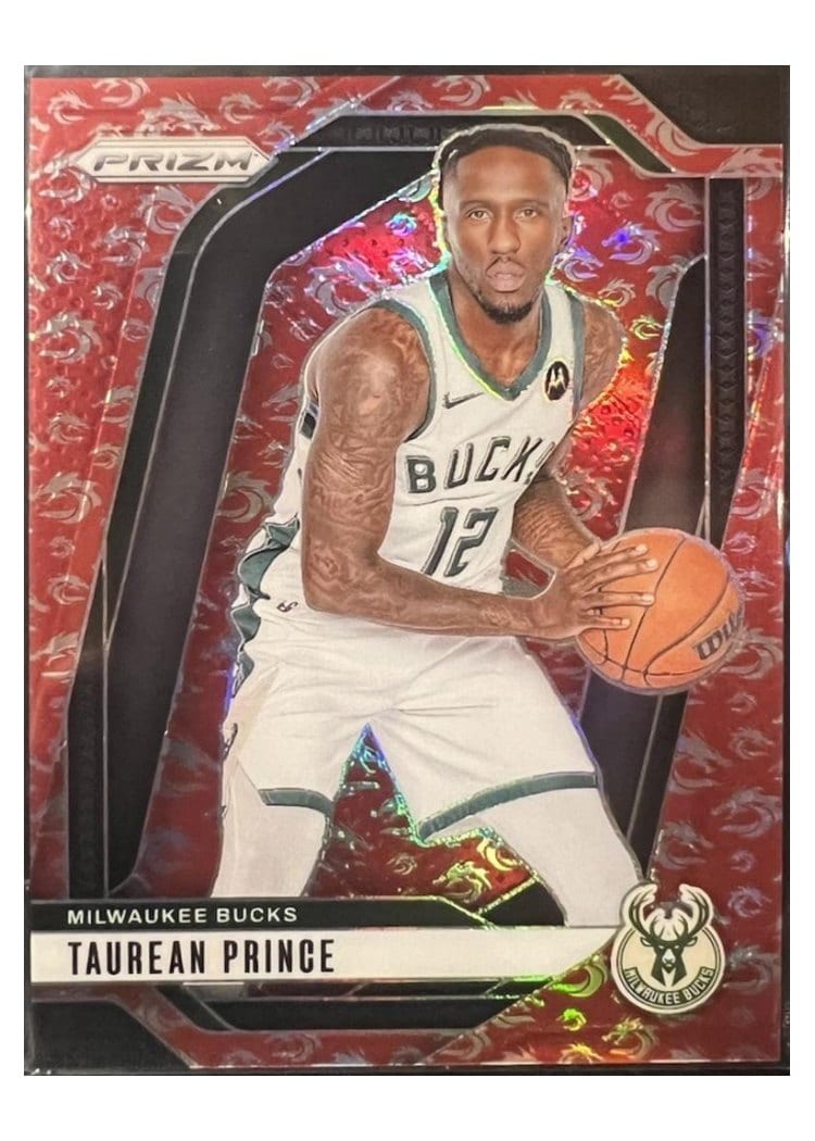 2024-25 Panini Prizm Base Set Taurean Prince Dragon Year #136 card