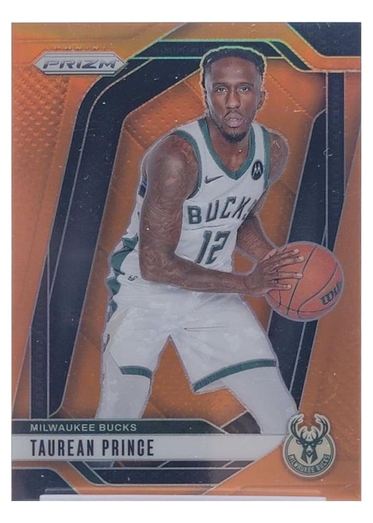 2024-25 Panini Prizm Base Set Taurean Prince Orange #136 card