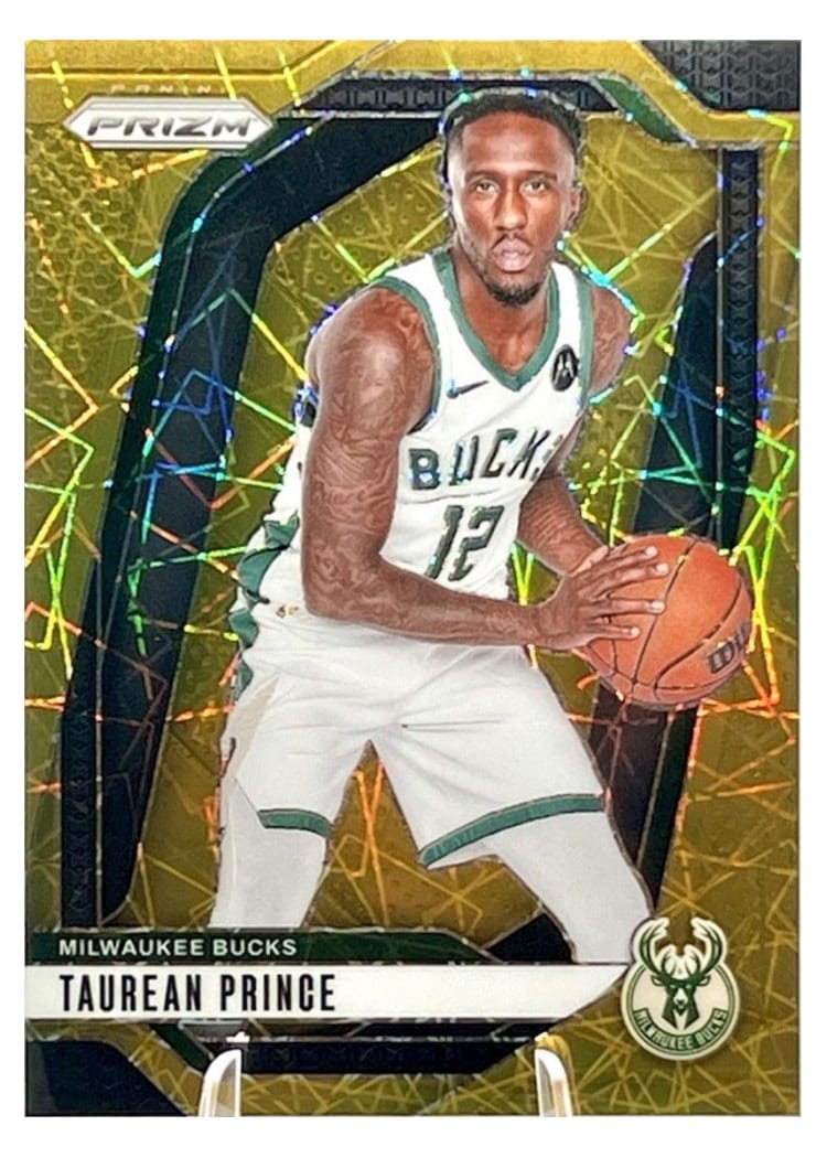 2024-25 Panini Prizm Base Set Taurean Prince Lazer Gold #136