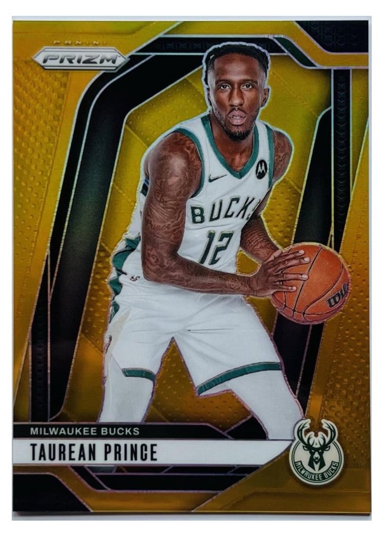 2024-25 Panini Prizm Base Set Taurean Prince Gold #136 card