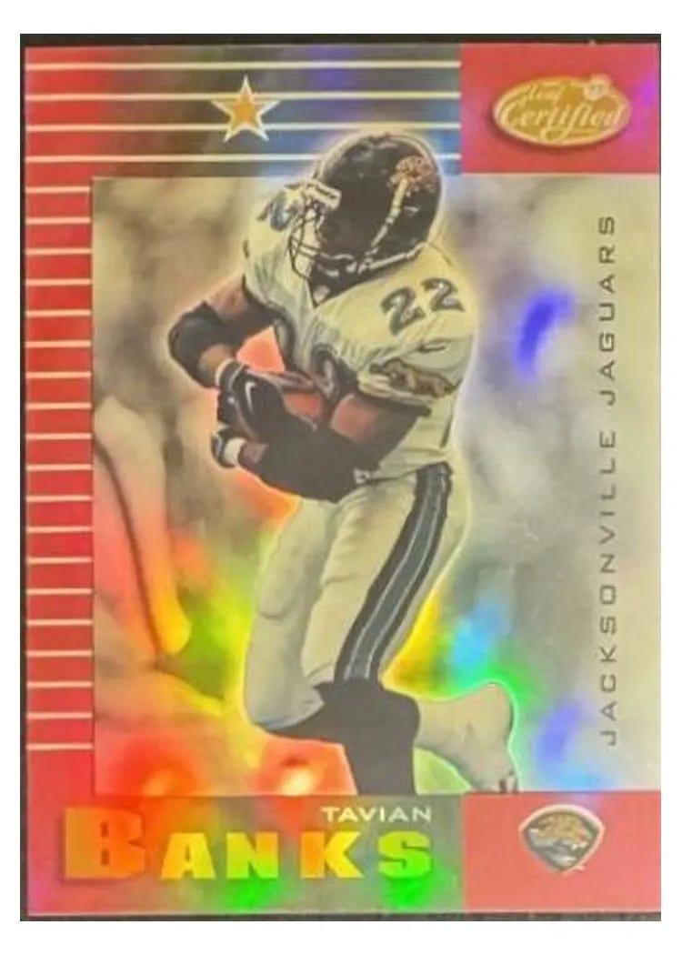 1999 Leaf Certified Tavian Banks #43 card