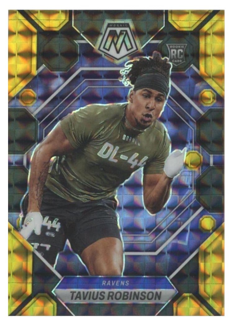 2023 Panini Mosaic Base Set Tavius Robinson #365 card