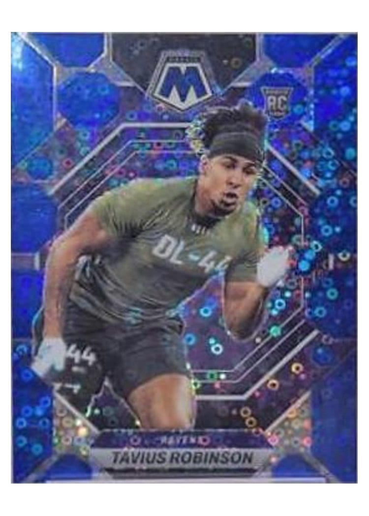 2023 Panini Mosaic Base Set Tavius Robinson No Huddle Blue #365 card