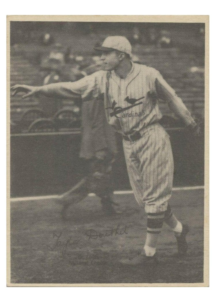 1929 R316 Kashin Publications Taylor Douthit card