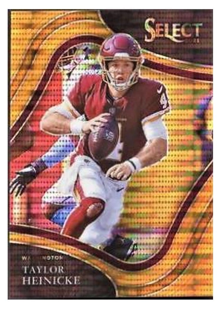 2021 Panini Select Base Set Taylor Heinicke #334 card