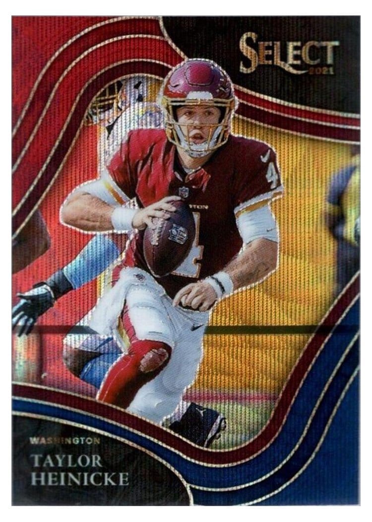 2021 Panini Select Base Set Taylor Heinicke #334 card