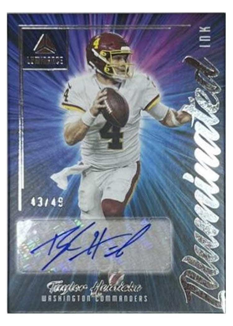 2022 Panini Luminance Illuminated Ink Taylor Heinicke #ILL-TAH card