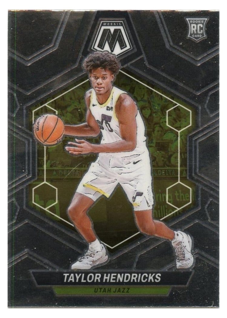 2023-24 Panini Mosaic Base Set Taylor Hendricks #221 card