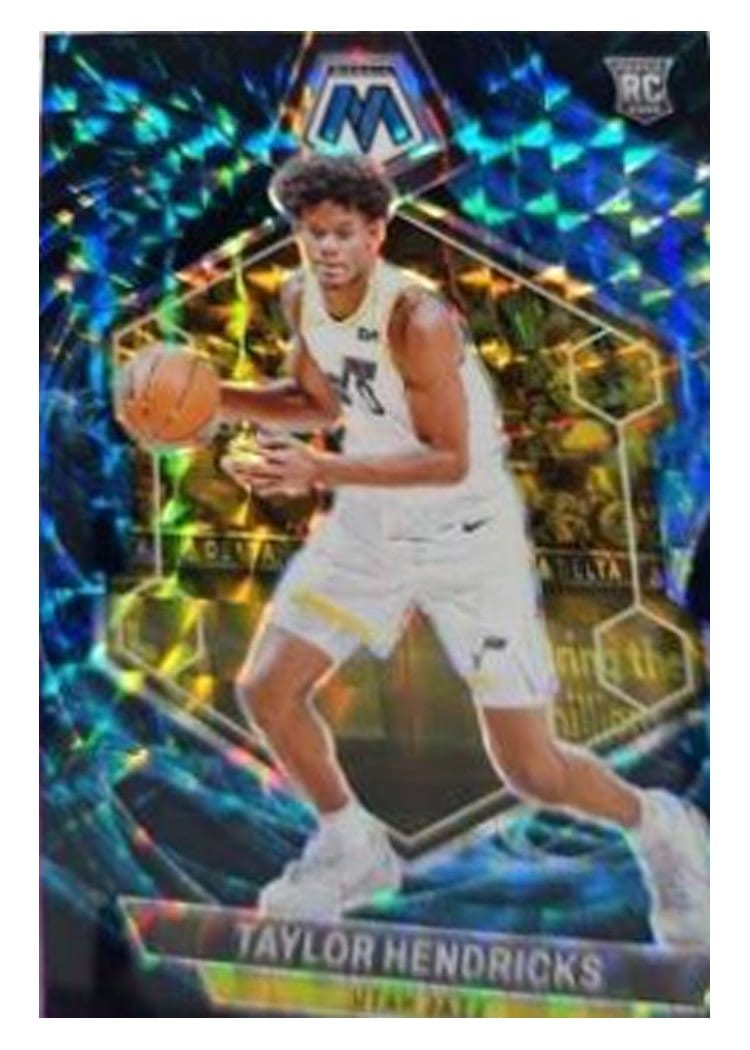 2023-24 Panini Mosaic Base Set Taylor Hendricks #221 card
