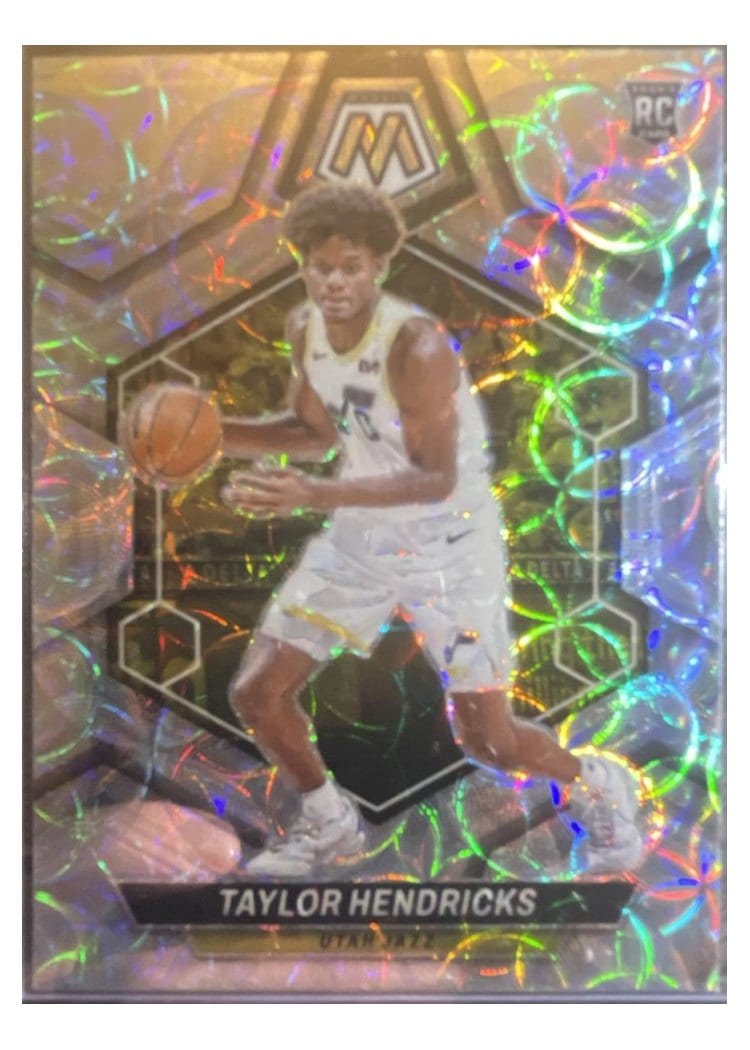 2023-24 Panini Mosaic Base Set Taylor Hendricks #221 card