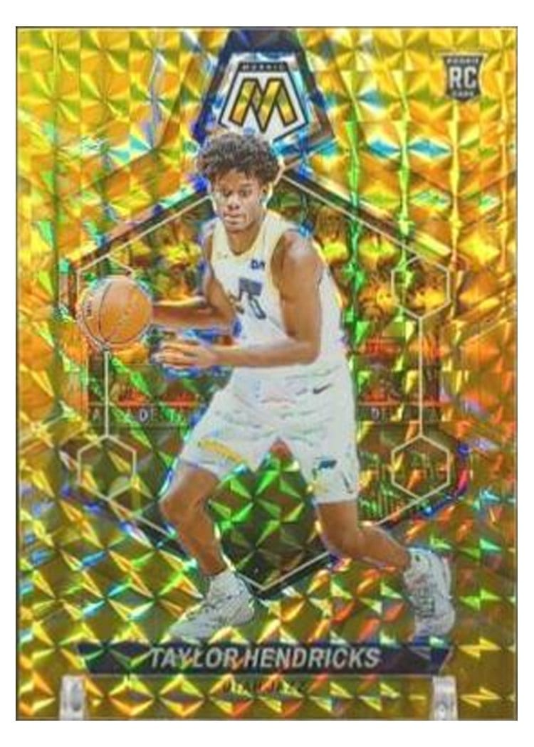 2023-24 Panini Mosaic Base Set Taylor Hendricks #221 card