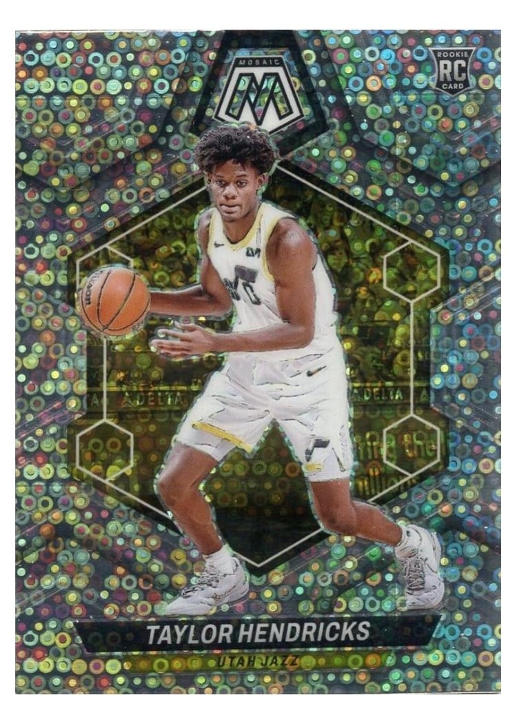 2023-24 Panini Mosaic Base Set Taylor Hendricks #221 card