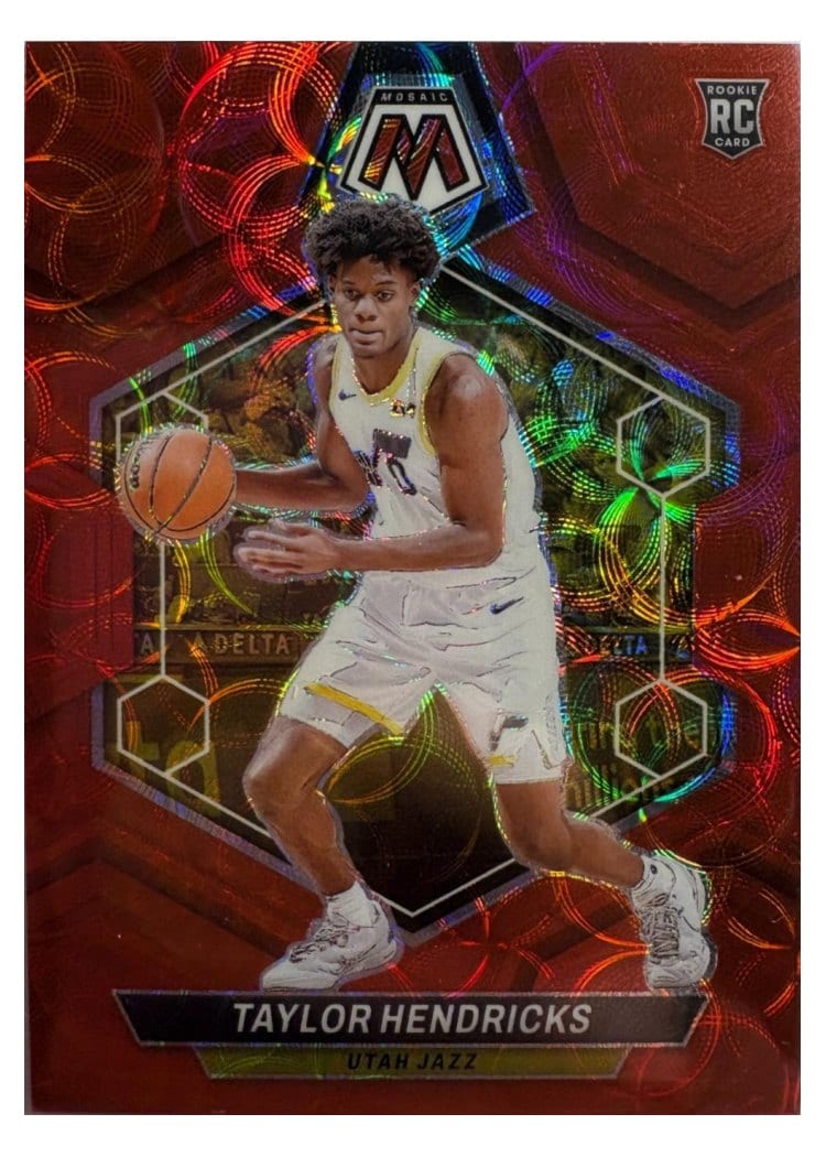 2023-24 Panini Mosaic Base Set Taylor Hendricks #221 card