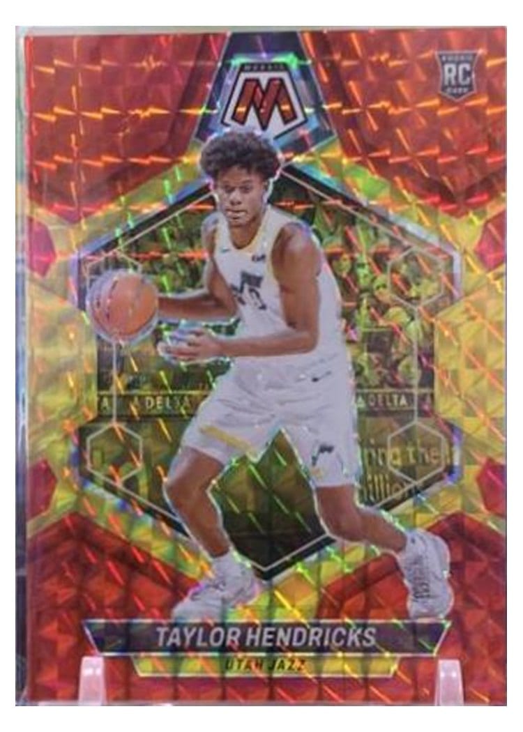 2023-24 Panini Mosaic Base Set Taylor Hendricks #221 card
