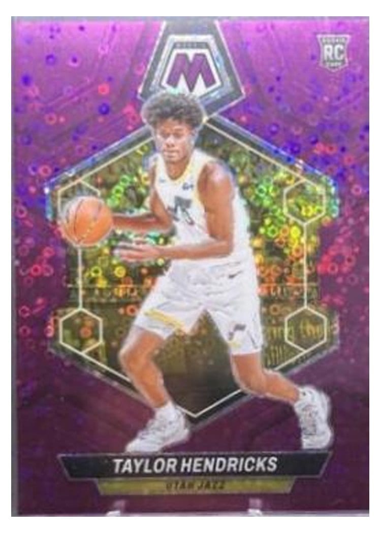 2023-24 Panini Mosaic Base Set Taylor Hendricks #221 card