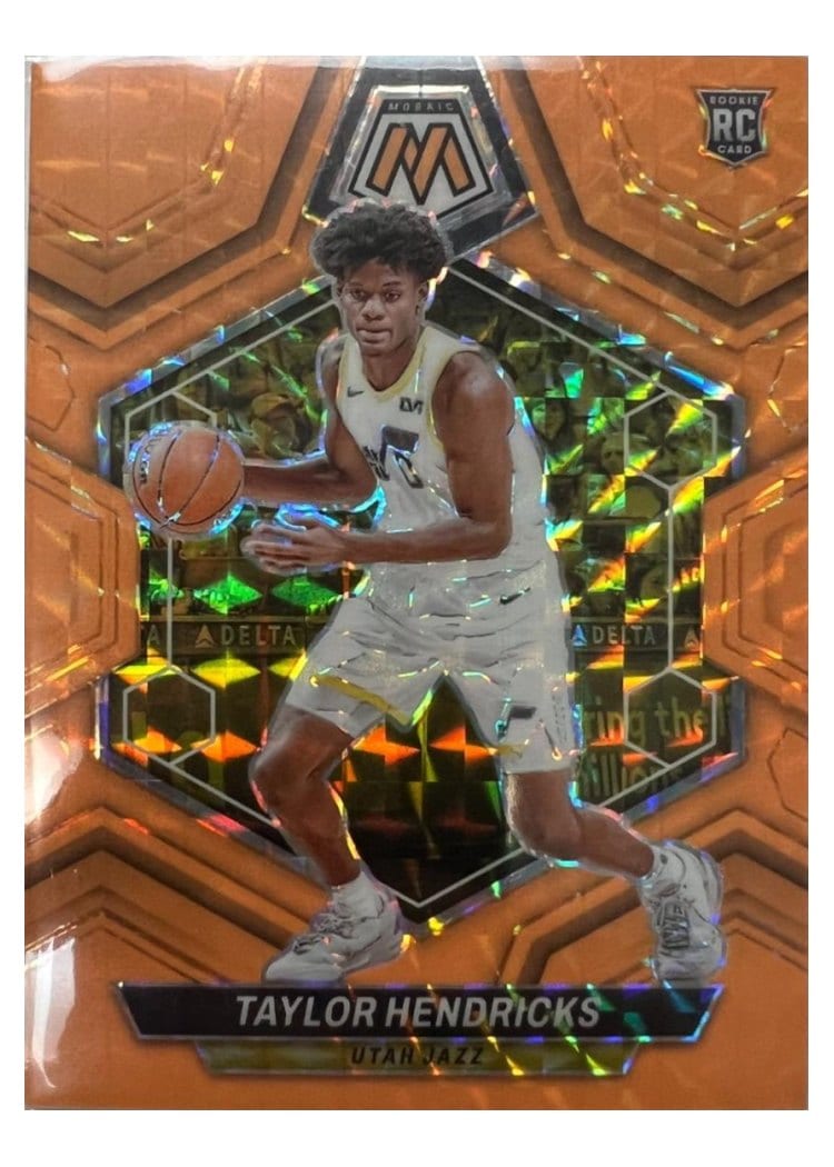 2023-24 Panini Mosaic Base Set Taylor Hendricks #221 card