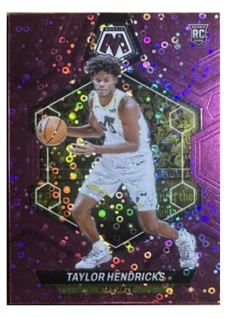 2023-24 Panini Mosaic Base Set Taylor Hendricks #221 card