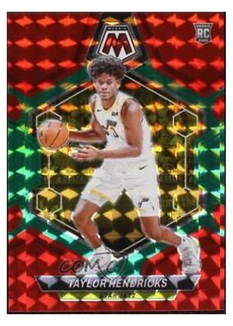 2023-24 Panini Mosaic Base Set Taylor Hendricks Green Fusion Choice #221 card