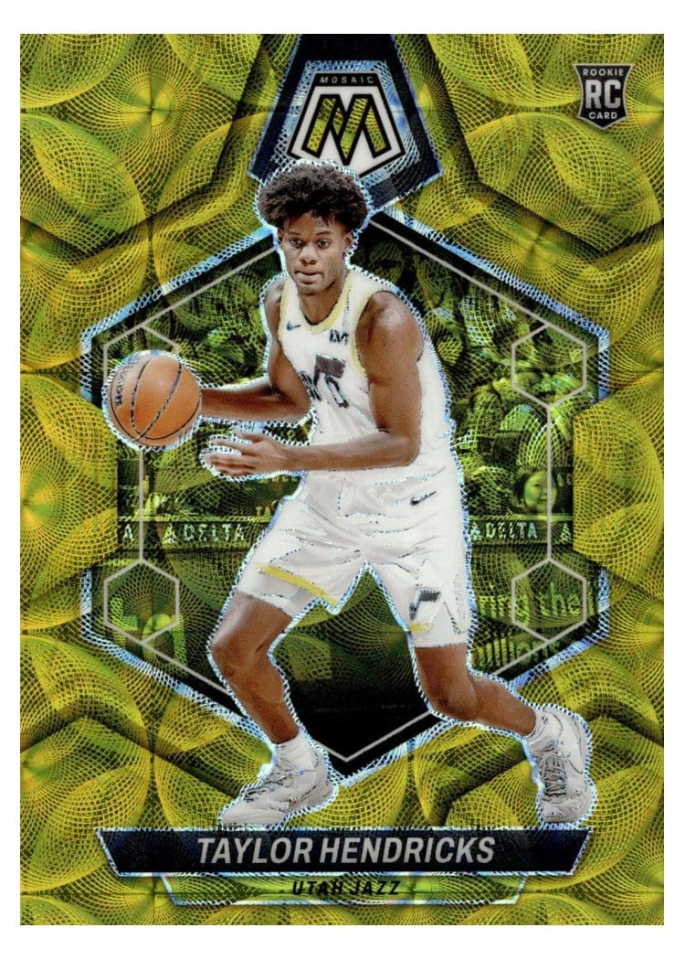 2023-24 Panini Mosaic Base Set Taylor Hendricks #221 card