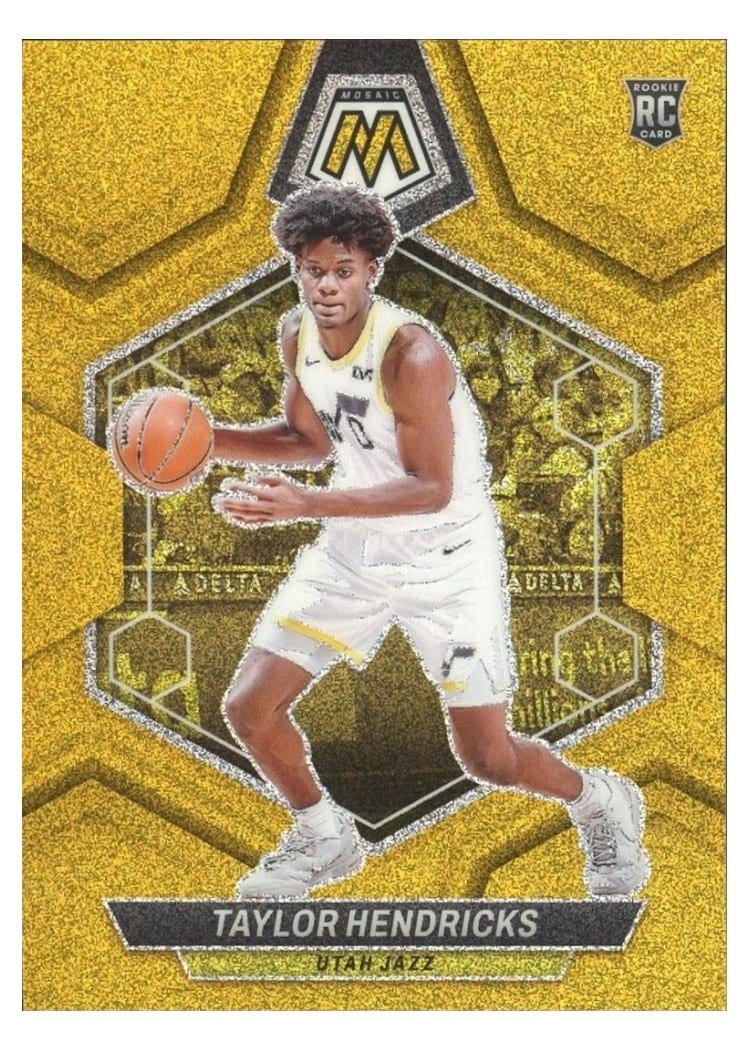 2023-24 Panini Mosaic Base Set Taylor Hendricks #221 card