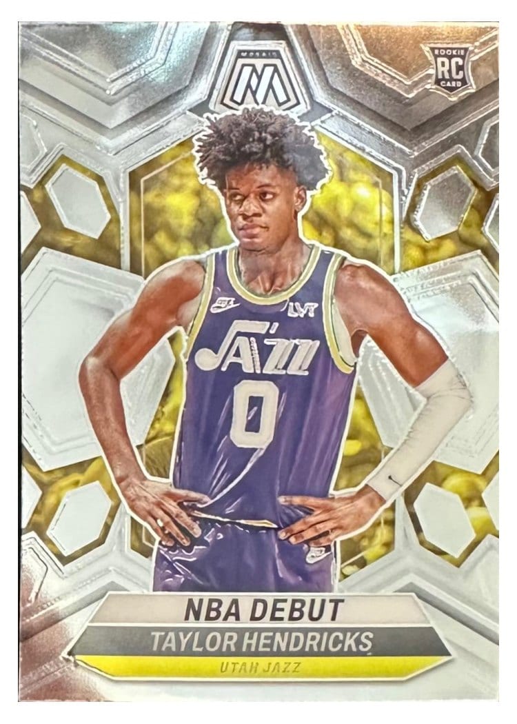 2023-24 Panini Mosaic Base Set Taylor Hendricks #261 card