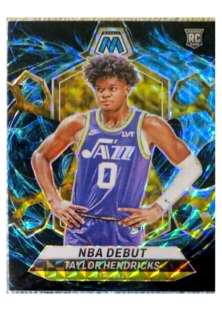 2023-24 Panini Mosaic Base Set Taylor Hendricks #261 card