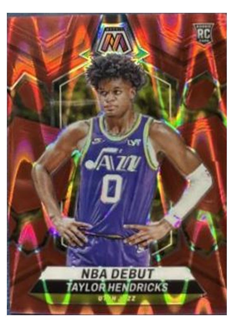 2023-24 Panini Mosaic Base Set Taylor Hendricks #261 card