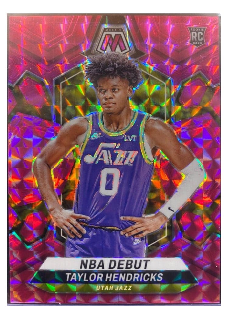 2023-24 Panini Mosaic Base Set Taylor Hendricks #261 card