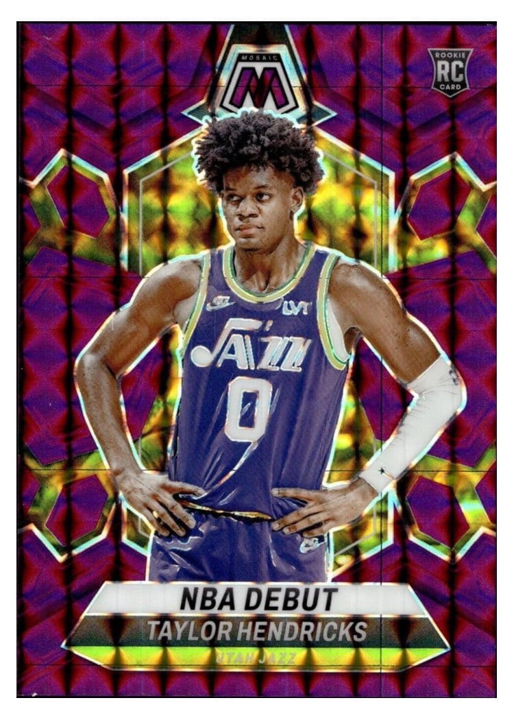 2023-24 Panini Mosaic Base Set Taylor Hendricks #261 card