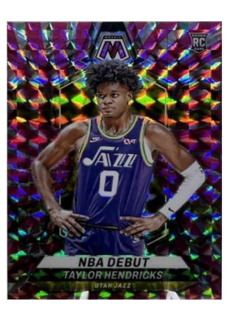 2023-24 Panini Mosaic Base Set Taylor Hendricks #261 card
