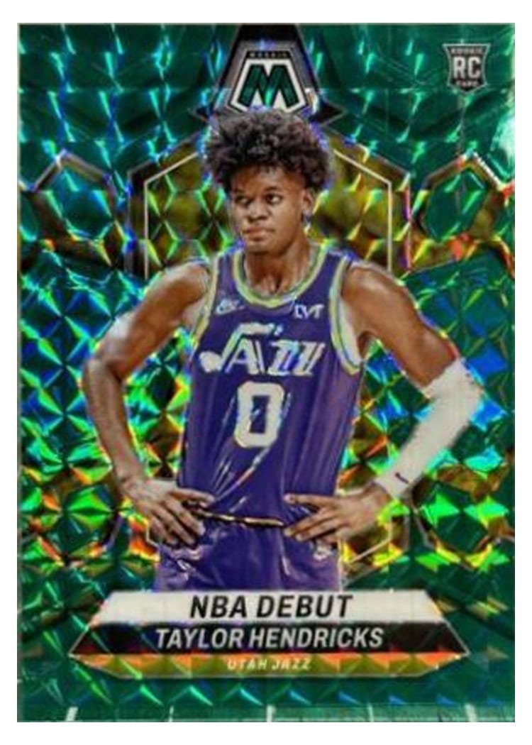 2023-24 Panini Mosaic Base Set Taylor Hendricks #261 card